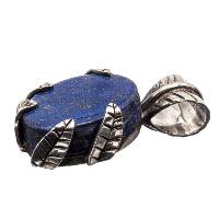 Pendentif lapis lazuli sur argent 925  