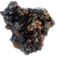 Lazulite groupe de cristaux bruts