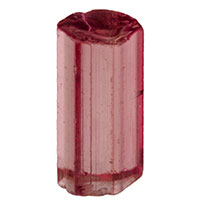 Cristal brut de tourmaline rose (rubellite) de Madagascar