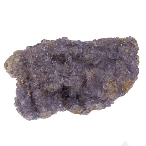 Fluorite violette cristaux bruts sur gangue