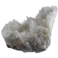 Scolecite cristaux bruts avec apophyllite