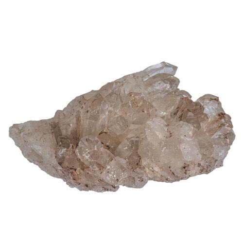 Cristal de roche groupe de cristaux bruts
