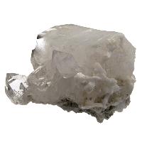 Cristal de roche cristaux bruts avec stilbite et scolecite