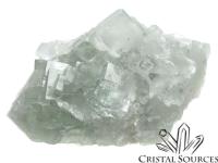 Fluorite incolore groupe de cristaux bruts