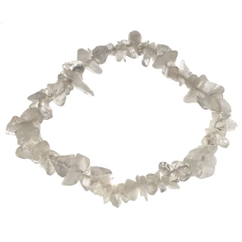 Bracelet cristal de roche perle baroque