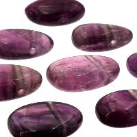 Pendentif fluorite violette percée