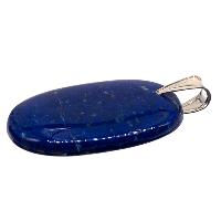 Pendentif lapis lazuli avec bélière argent 925  